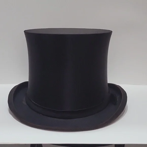 Antique 1900 Silk Top Hat Paris
